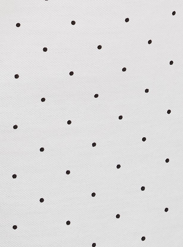 Men Printed Slim Fit Band Collar Polo T-shirt