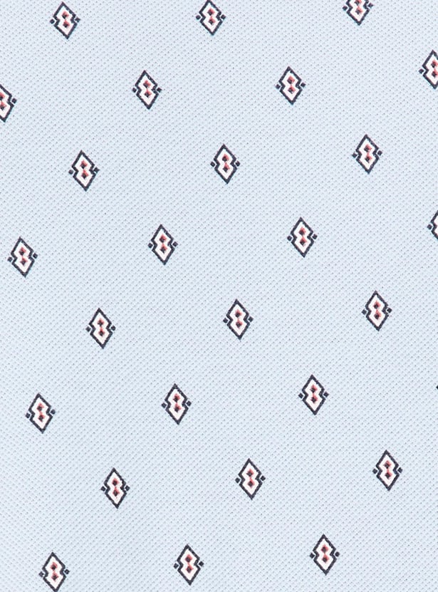 Men Printed Slim Fit Polo