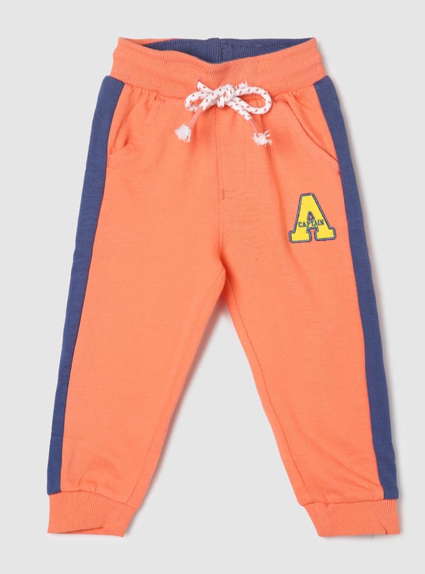 Boys Colourblock Panelled Joggers