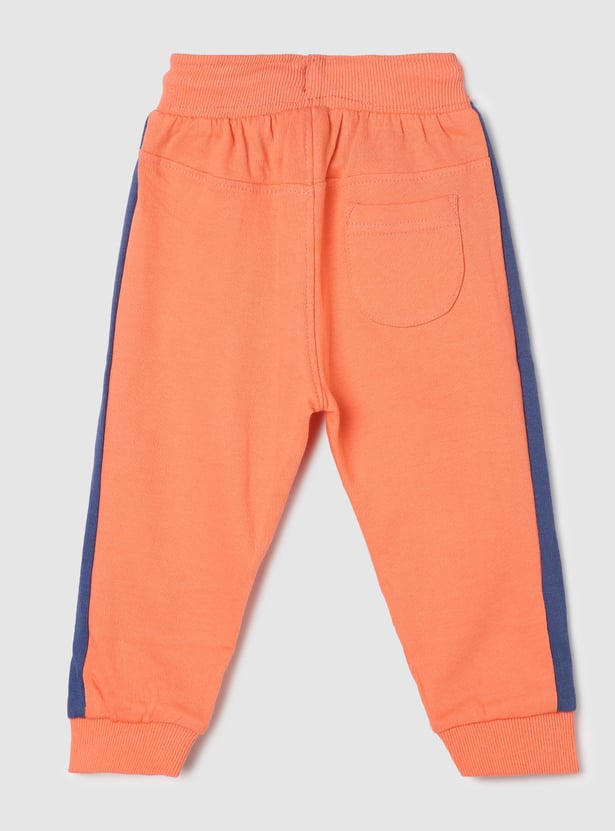 Boys Colourblock Panelled Joggers