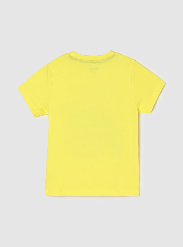 Boys Graphic Printed Crew Neck T-shirt