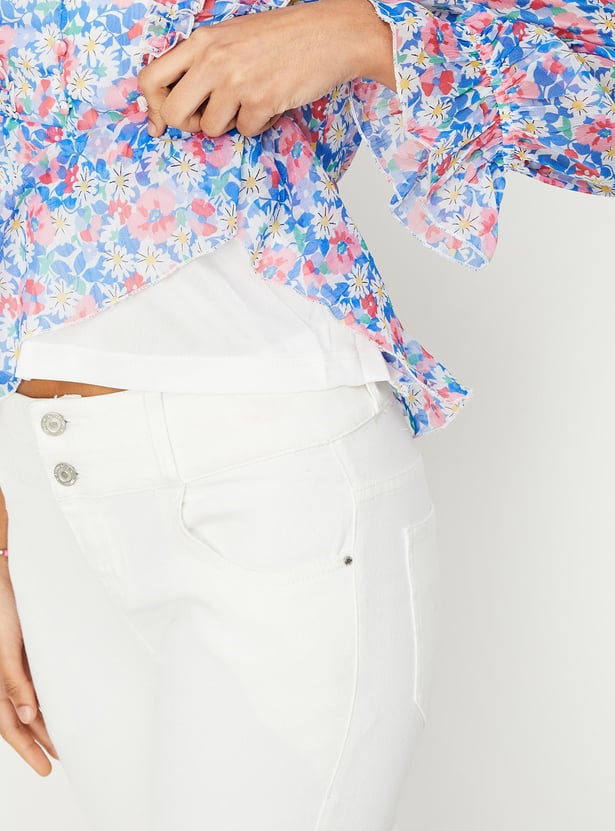 Women Floral Printed Chiffon Top