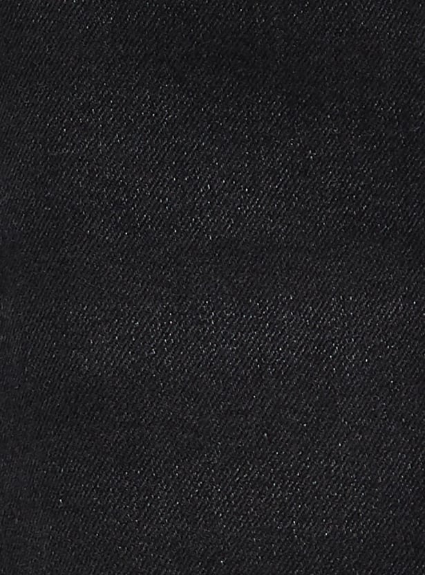 Men Solid Carrot Fit Jeans