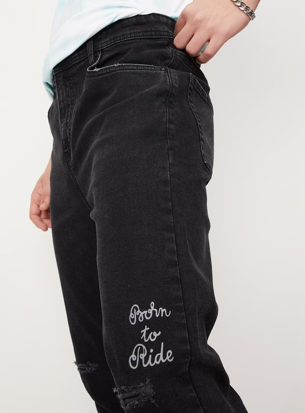 Men Distressed Skinny Fit Jeans