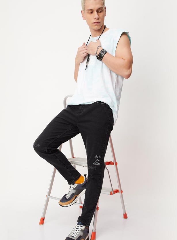 Men Distressed Skinny Fit Jeans