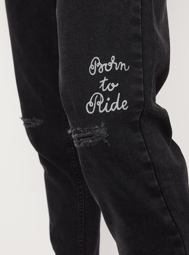 Men Distressed Skinny Fit Jeans