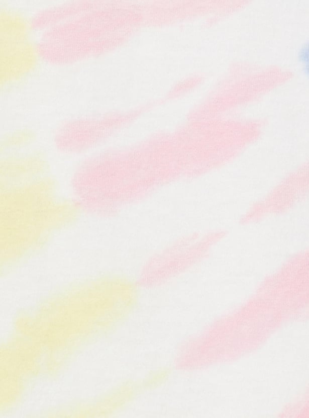 Men Tie and Dye Printed Slim Fit T-shirt