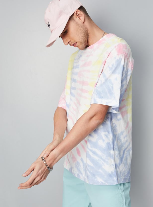 Men Tie & Dye Relaxed Fit T-shirt