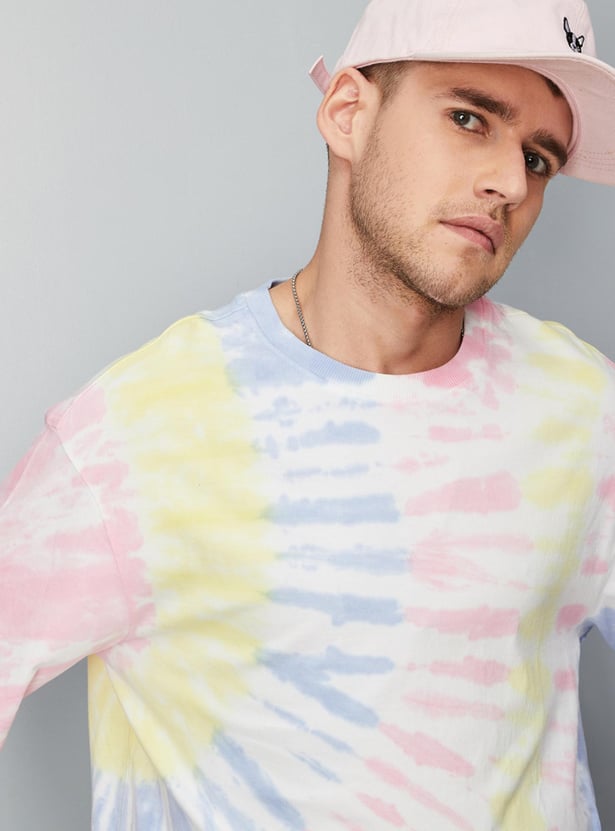 Men Tie & Dye Relaxed Fit T-shirt