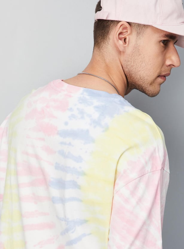 Men Tie & Dye Relaxed Fit T-shirt