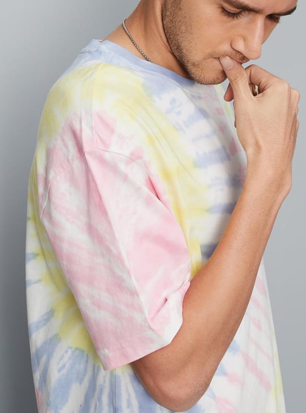 Men Tie & Dye Relaxed Fit T-shirt