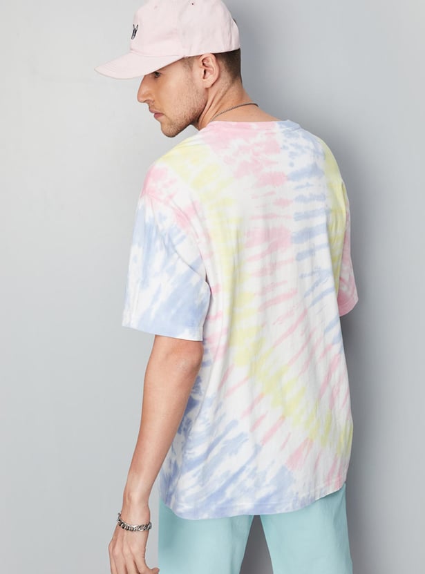 Men Tie & Dye Relaxed Fit T-shirt