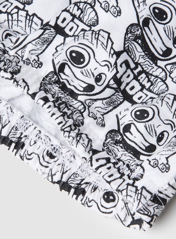 Girls Groot Embellished Ribbed Casual Top