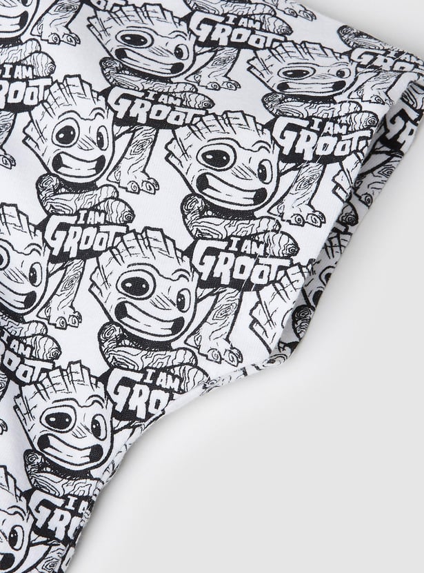 Girls Groot Embellished Ribbed Casual Top