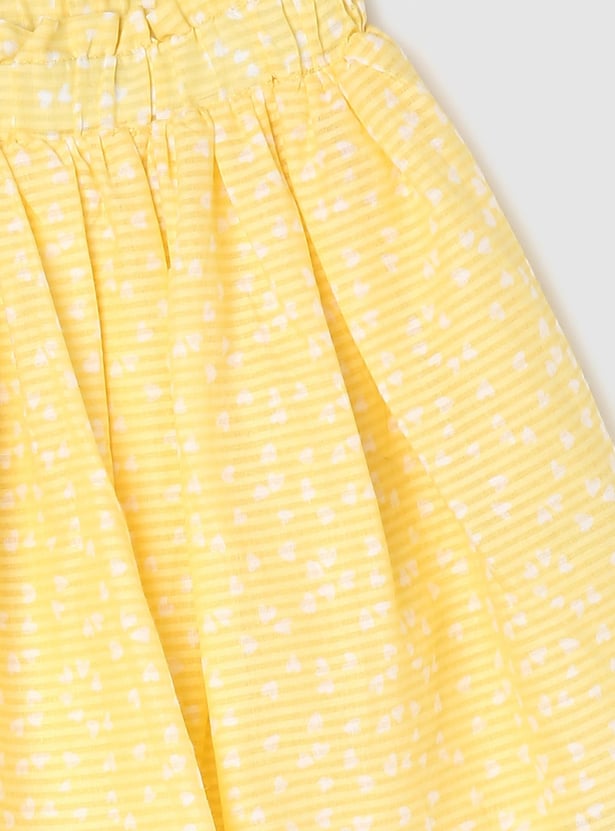 Girls Printed Woven Skirt