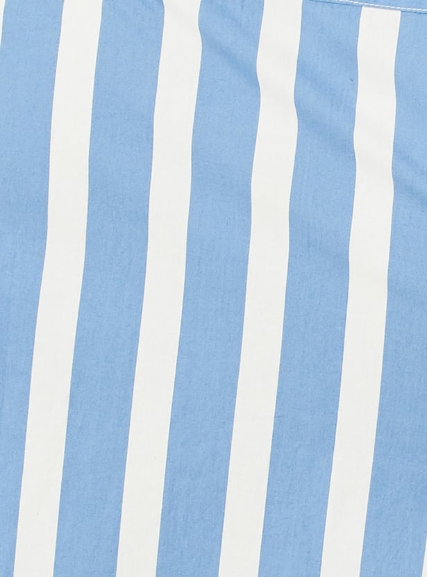 Men Striped Slim Fit Resort Shirt