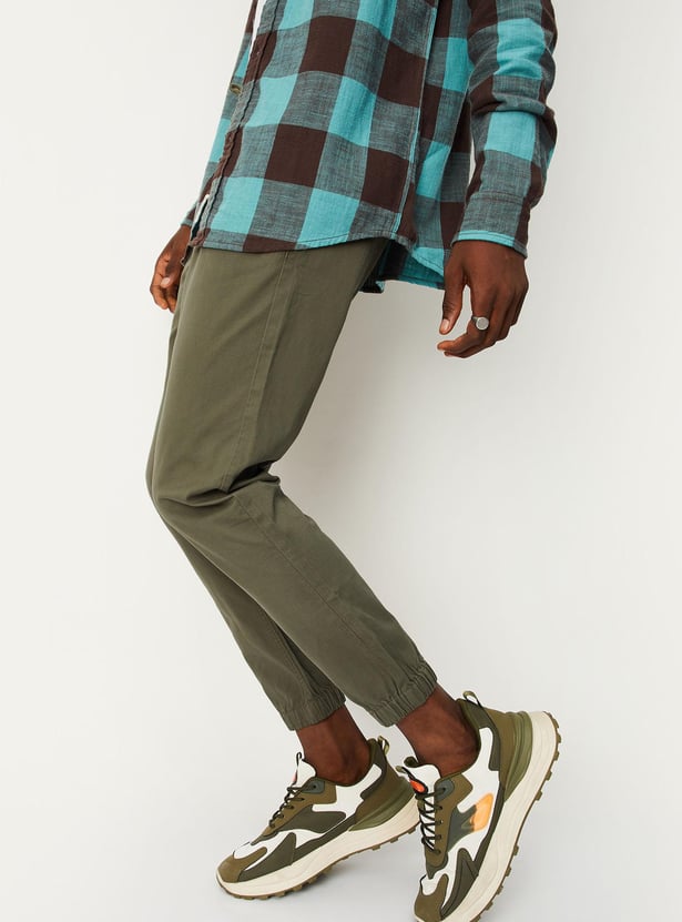 Men Slim Fit Jogger Trousers