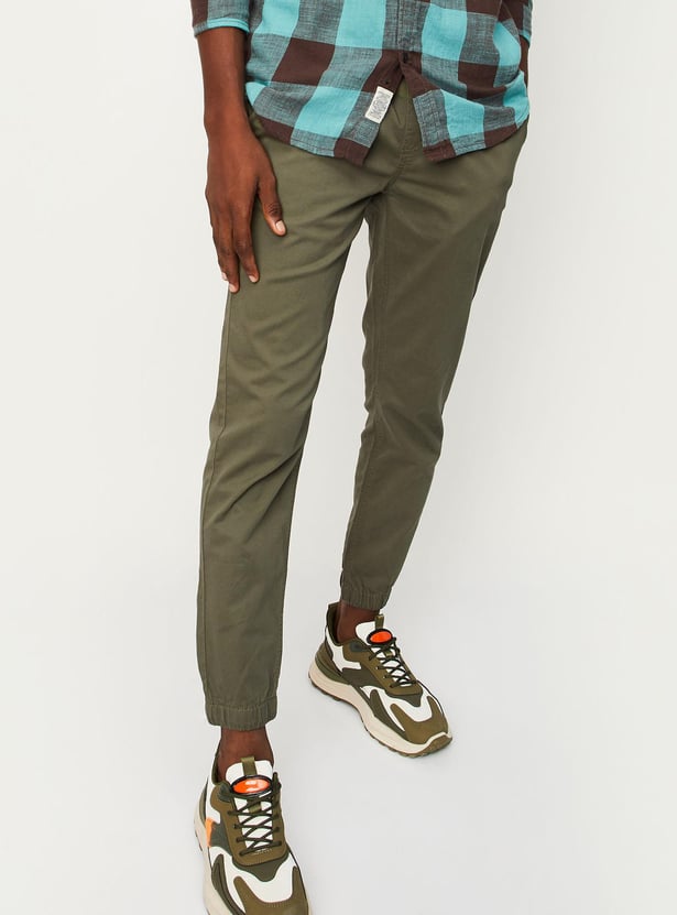 Men Slim Fit Jogger Trousers