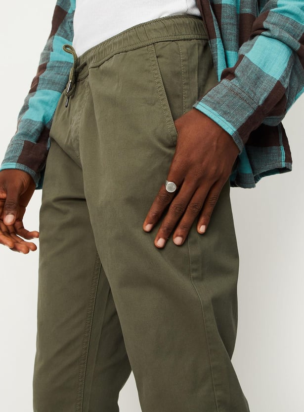 Men Slim Fit Jogger Trousers