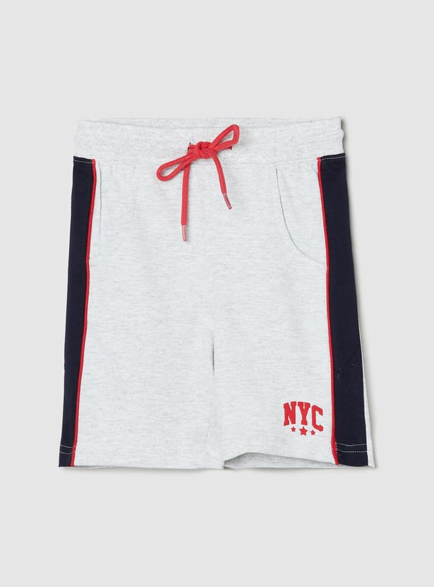 Boys Panelled Drawstring Shorts