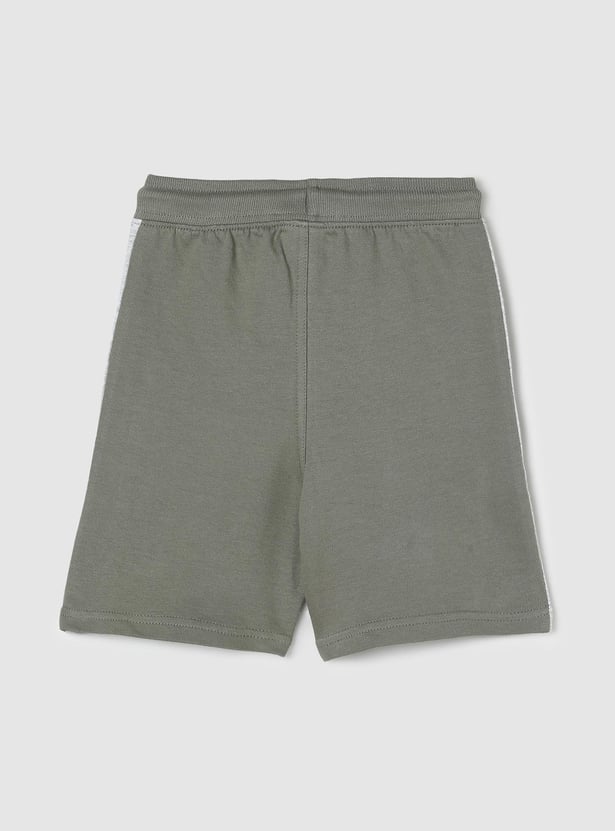 Boys Side Panelled Drawstring Shorts