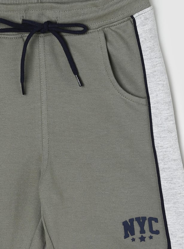 Boys Side Panelled Drawstring Shorts