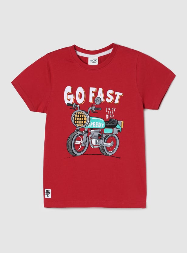Boys Knit Graphic T-shirt