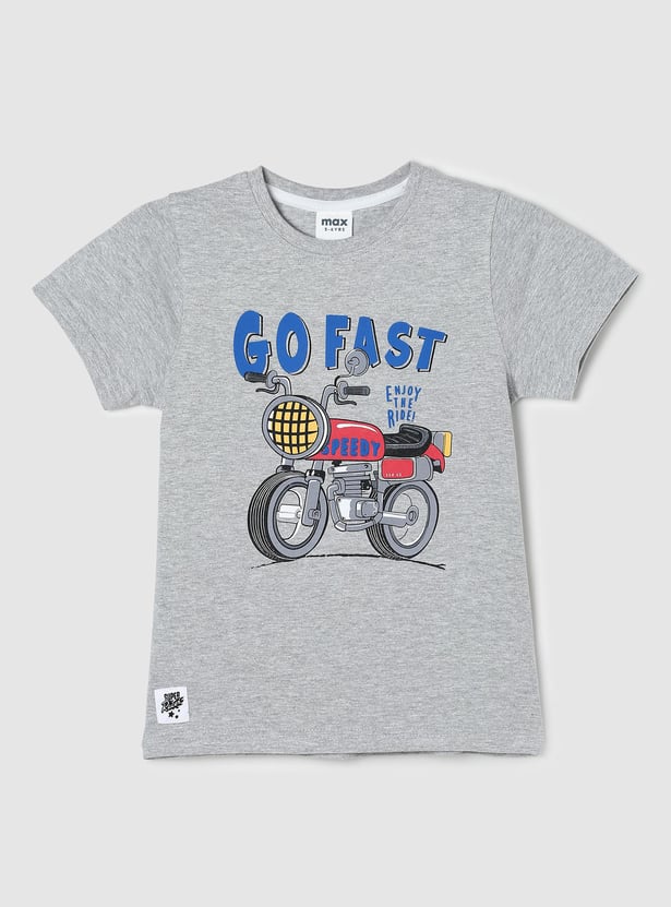 Boys Knit Graphic T-shirt