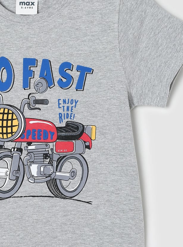 Boys Knit Graphic T-shirt