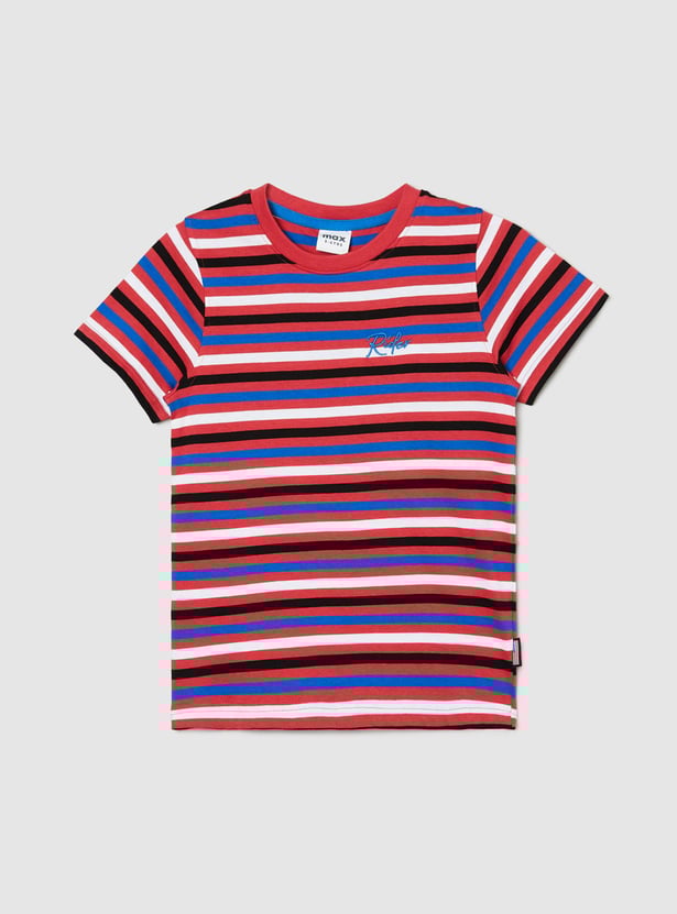 Boys Striped Knit T-shirt