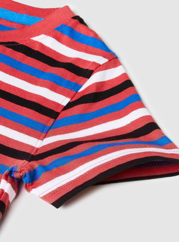 Boys Striped Knit T-shirt