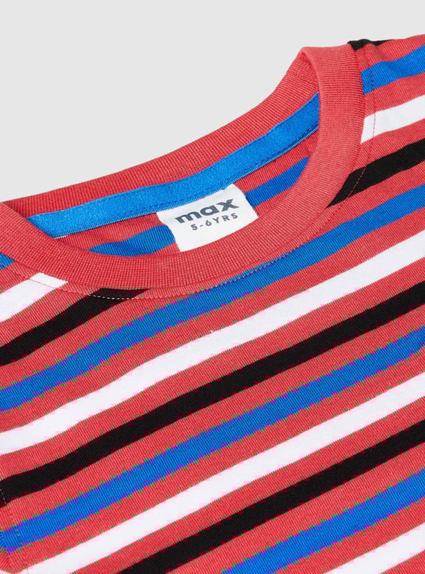 Boys Striped Knit T-shirt