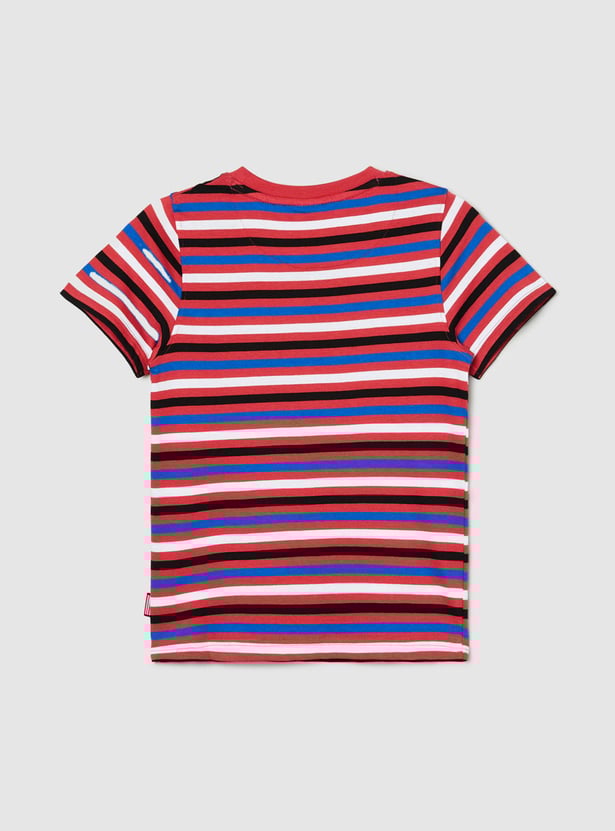 Boys Striped Knit T-shirt