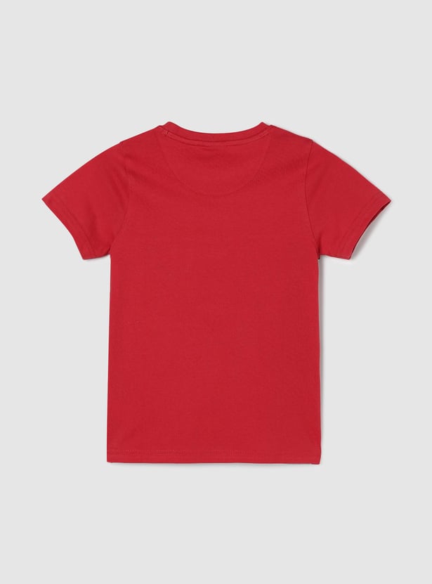 Boys Colourblock T-shirt with Pocket