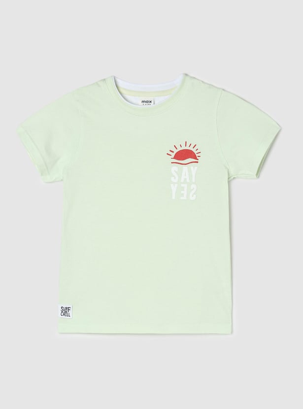 Boys Knit Graphic T-shirt