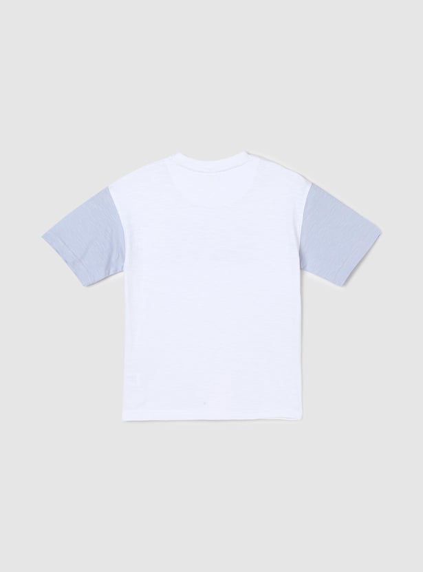 Boys Colourblock Knit T-shirt