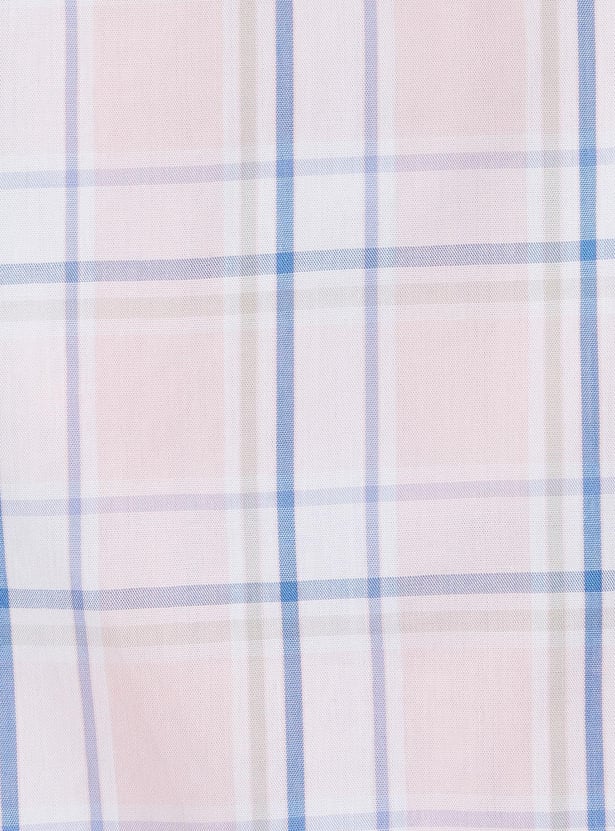 Boys Checked Short Sleeve Shirt