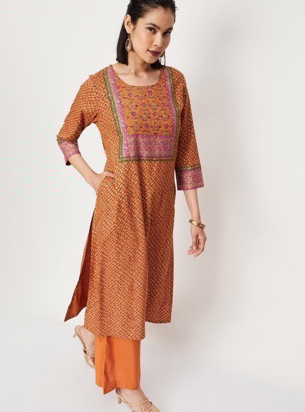Women Printed Kurta and Palazzos