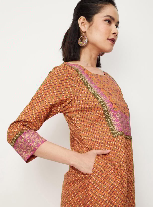 Women Printed Kurta and Palazzos