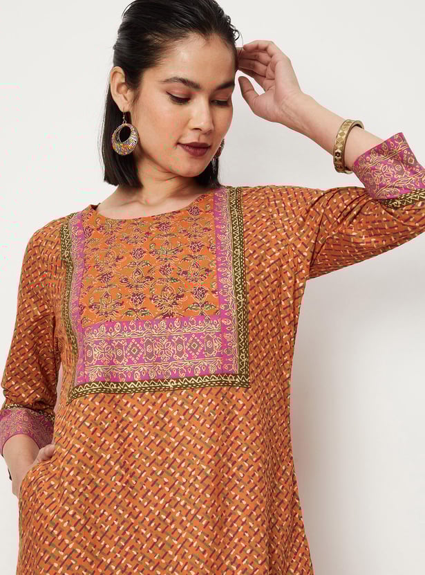 Women Printed Kurta and Palazzos