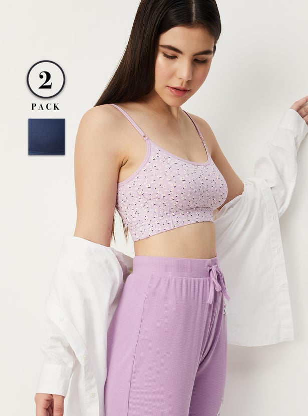 Women Soft Cup Cami Bras - Pack of 2