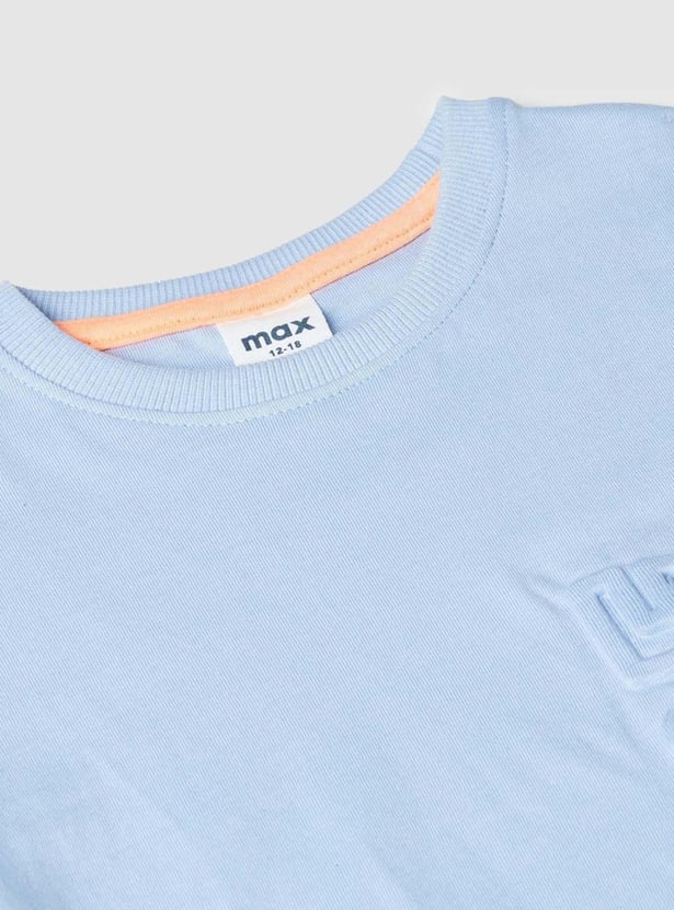 Boys Colourblock Knit T-shirt