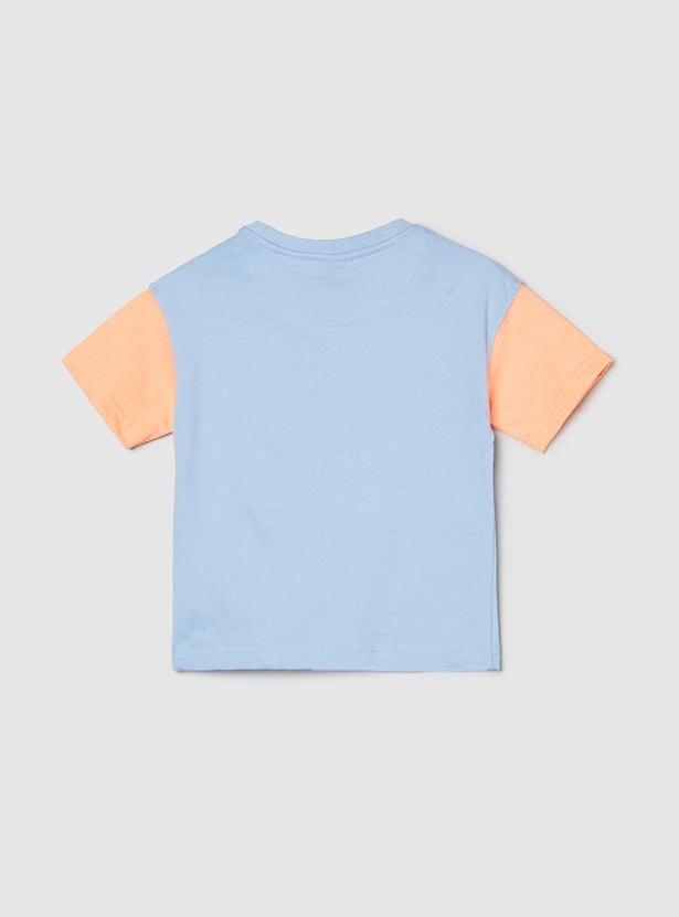 Boys Colourblock Knit T-shirt