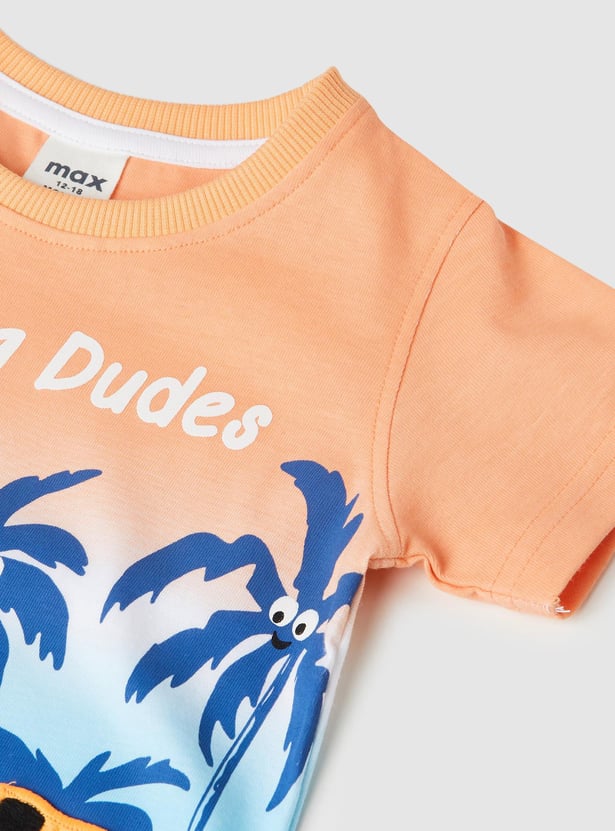 Boys Knit Graphic T-shirt