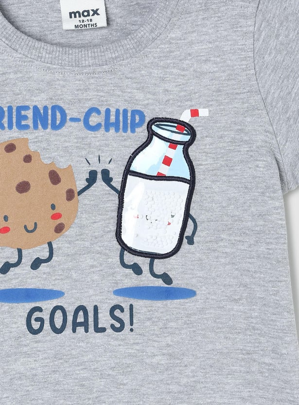 Boys Knit Graphic T-shirt