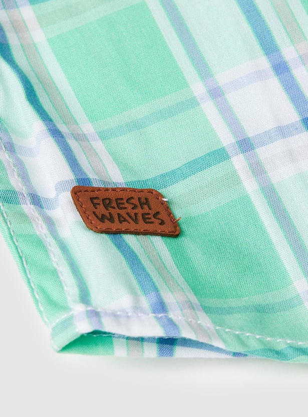 Boys Checked Full Sleeve Shirt