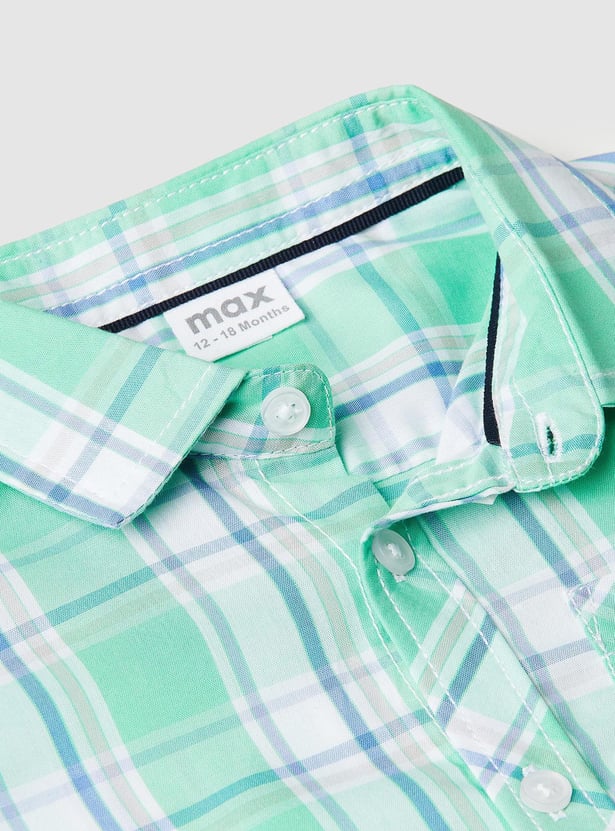 Boys Checked Full Sleeve Shirt