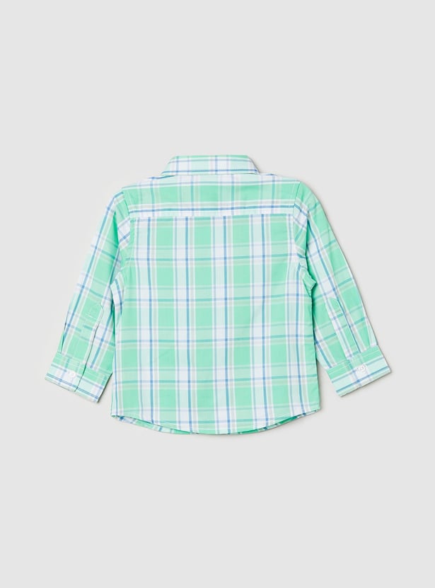 Boys Checked Full Sleeve Shirt