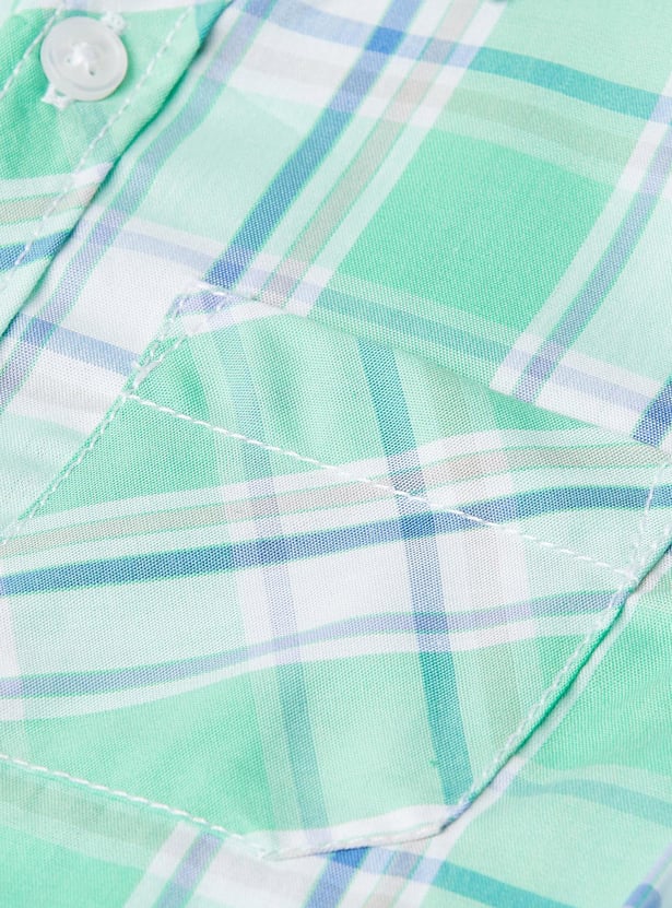 Boys Checked Full Sleeve Shirt