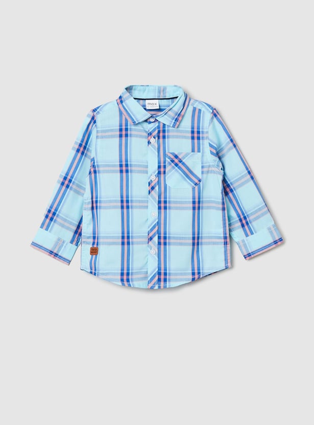 Boys Checked Full Sleeve Shirt